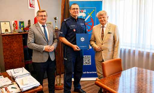 Zdjęcie do POWIAT BRANIEWSKI WSPIERA POLICJĘ