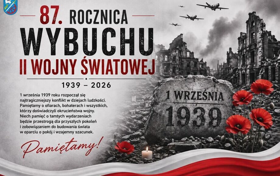 87. rocznica wybuchu II wojny światowej – obchody w powiecie braniewskim