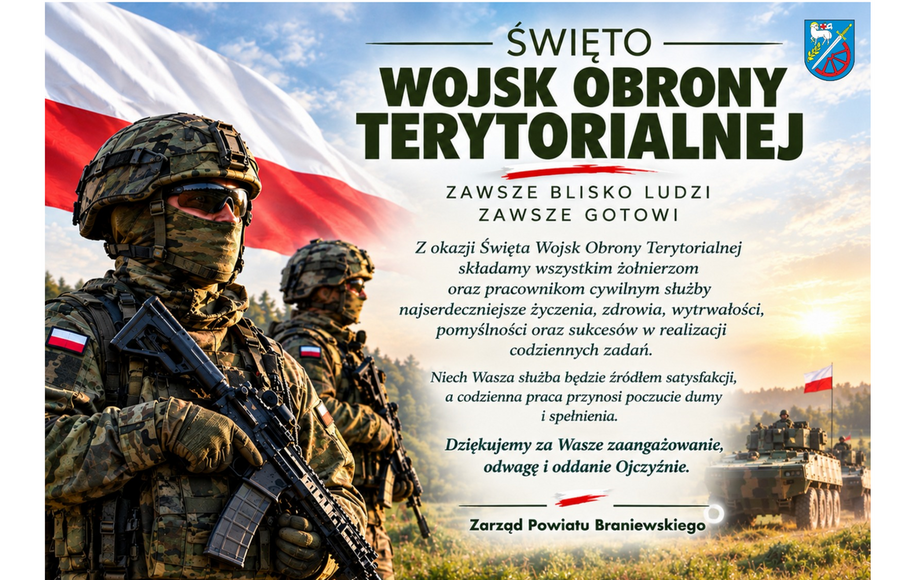 Święto Wojsk Obrony Terytorialnej obchodzone 27 września